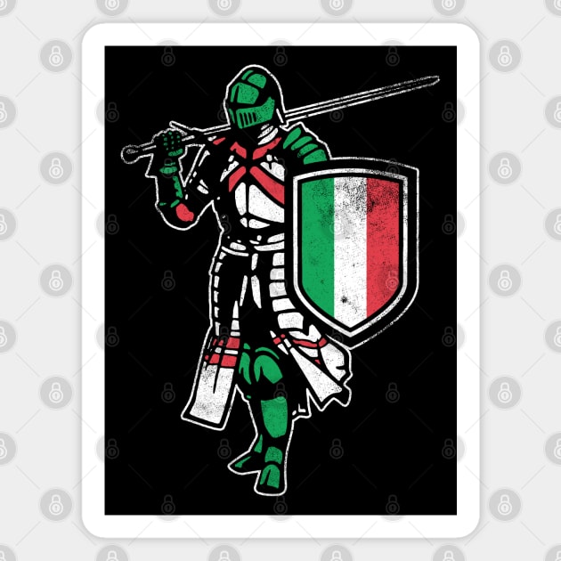 Italian Knight Magnet by Mila46